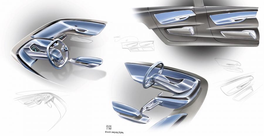 Эскиз Audi A2 Concept 2011 года  (фото 15 из 32)
